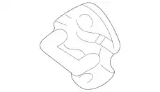 CD73-58-361A Петля замка передней двери MAZDA