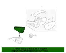 GARNISH (R) SAIL C235-69-111A MAZDA