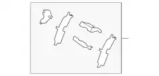 Тормозные колодки дисковые MAZDA L2Y7-26-49Z