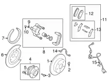 Тормозные колодки дисковые MAZDA L2Y7-26-49Z