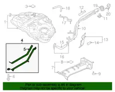 BAND(R) TANK FIX B45A-42-710 MAZDA
