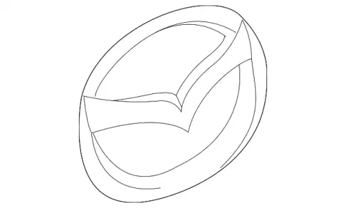  ЭМБЛЕМА GS2A-51-731 MAZDA