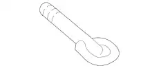 Крюк буксировочный металл C237-50-EJ0 MAZDA