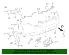 Крюк буксировочный металл C237-50-EJ0 MAZDA