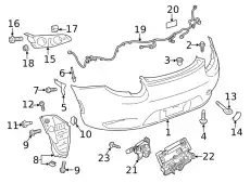 Крюк буксировочный металл C237-50-EJ0 MAZDA
