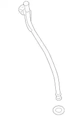 PIPE,OIL LEVEL GAUGE ZJ01-10-440F MAZDA