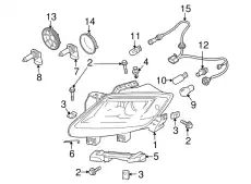 PROTECTOR (L) TD11-51-0N5 MAZDA