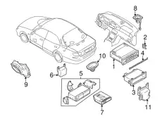 Кронштейн TA06-66-9B1 MAZDA