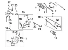 Крышка бачка стеклоомывателя MAZDA FD01-67-483