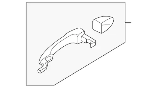 HANDLE (L) OUTER DF71-59-410G MAZDA