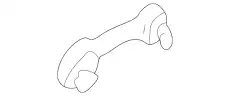 Ручка двери MAZDA EC02-58-413H-AA