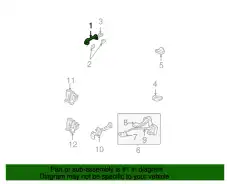 Ручка двери MAZDA EC02-58-413H-AA