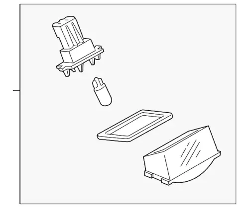 LAMP LICENSE D350-51-270E MAZDA