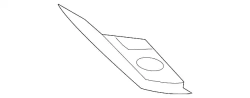 COVER(R),HOLE-LAMP D10L-50-C11 MAZDA