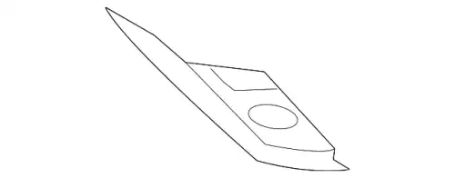 COVER(L),HOLE-LAMP D10L-50-C21 MAZDA