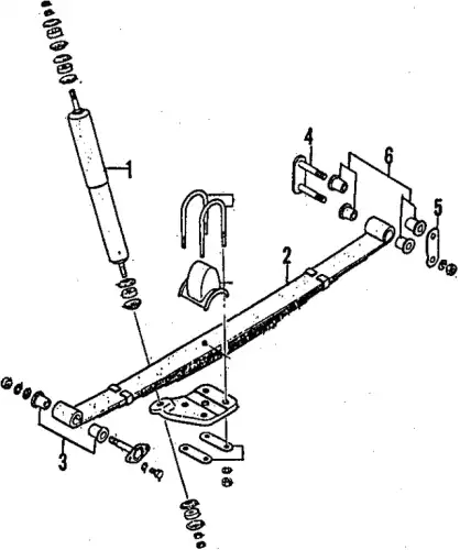 PLATE SHACKLE UB39-28-140 MAZDA