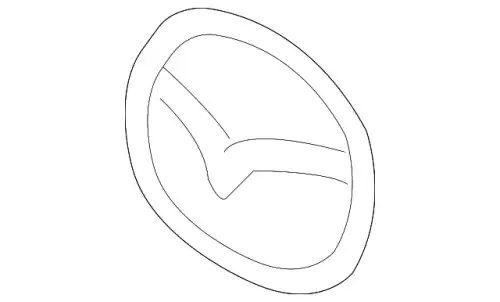  ЭМБЛЕМА ПЛАСТИК S47P-51-731 MAZDA