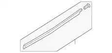 Уплотнитель двери MAZDA B25D-50-640A