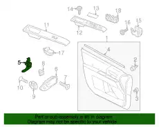 Ручка двери MAZDA D461-58-330A-02