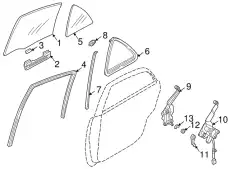 Уплотнитель B25D-72-651D MAZDA