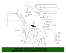 Ручка двери MAZDA TD11-68-8K0B-02