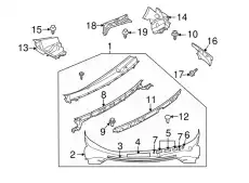 Решетка радиатора MAZDA TD11-50-7P1