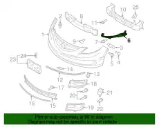 BRACKET (L) GS3M-50-161A MAZDA