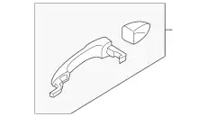 Ручка двери MAZDA GS1F-58-410J-86