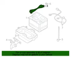 CLAMP.BATTERY EC01-56-031C MAZDA
