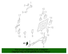 Ручка двери MAZDA D351-58-330D-02