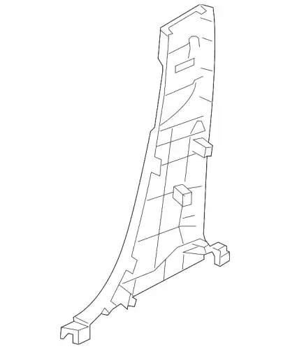 TRIM(L).'B'PILLAR-LO BHN9-68-230-02 MAZDA