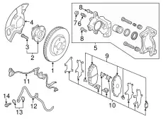 ATTACHMENT.PAD-FRONT N2Y3-33-29ZC MAZDA