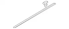 Уплотнитель стекла двери LC62-72-83XF MAZDA