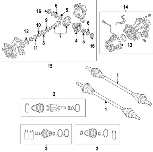BEARING,PINION KA01-27-220 MAZDA