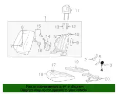 ADJUSTER UNIT(L).FRT EC01-88-033 MAZDA