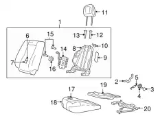 ADJUSTER UNIT(L).FRT EC01-88-033 MAZDA