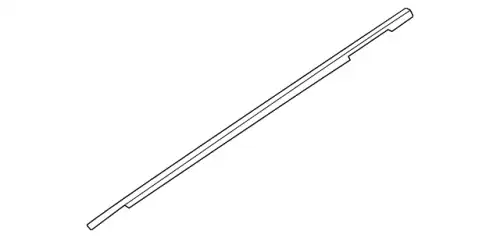 D10E-50-670 MOULD(L),RR.BELTLINE MAZDA