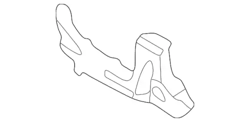 Кронштейн бампера перед прав пластм TA01-50-151C MAZDA