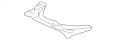Кронштейн бампера перед лев пластм TA01-50-161C MAZDA
