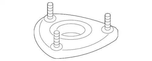 RUBBER,MOUNTING DA6A-34-380 MAZDA