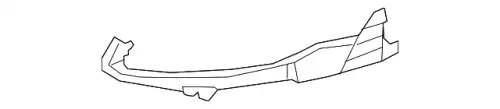 Кронштейн бампера перед лев пластм GS3M-50-161 MAZDA