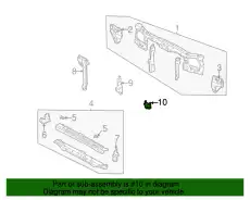 BRKT(L).F.BUMPER-SHR EC01-54-12YB MAZDA