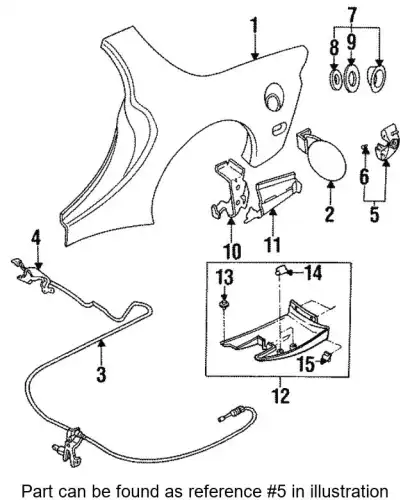 BRACKET.STOPPER FD01-56-83XC MAZDA