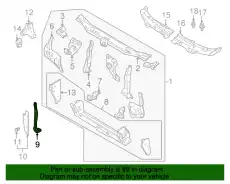 Кронштейн T001-56-210C MAZDA
