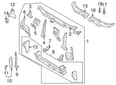 Кронштейн T001-56-210C MAZDA