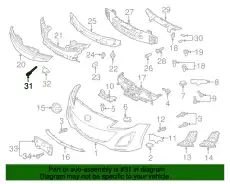 КРЮК БУКСИРОВОЧНОГО УСТРОЙСТВА MAZDA BBM4-50-EJ0A