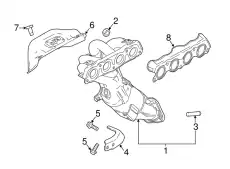 GASKET.EXHAUST MANIF PEJ5-13-460 MAZDA