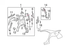 Крыло MAZDA C235-71-481A