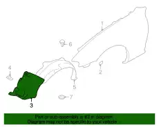 Подкрылок MAZDA N067-56-142