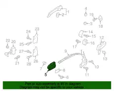 Ручка двери MAZDA GS1D-73-330D-02